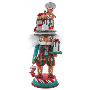 Kurt Adler 15-Inch Hollywood Nutcracker with Gingerbread Baker Hat - 1 of 4