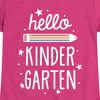 Girls' - Instant Message - Hello Kindergarten Fitted Short Sleeve Graphic T-Shirt - 2 of 4