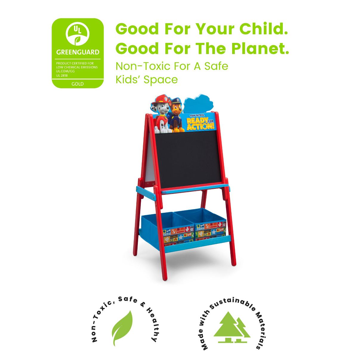 Delta Children PAW Patrol Kids Double-Sided Easel - thumbnail 9