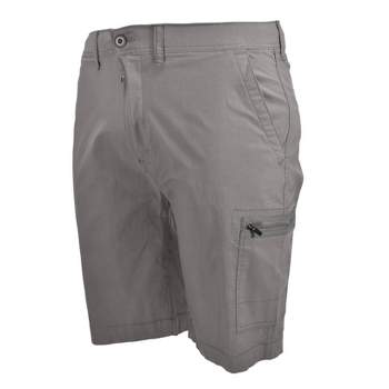 Wearfirst Men's Switchback Stretch Cotton-Nylon Zippered Cargo Short