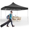 10x10 Patio Pop Up Canopy Tent, Commercial Instant Canopy with Roller Bag and PU Coating Waterproof Fabric, All Season Heavy Duty Sun Shelter - 2 of 4