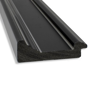 24" x 30" Black Rectangular Wall Mounted Bathroom Mirror