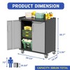 NicBex 29.53 Inch Modern 2-Door File Cabinet with Adjustable Shelves for Garage,Home,Office - 3 of 4