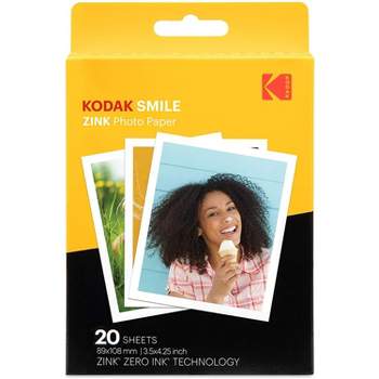 Kodak Printomatic Digital Instant Camera - Basic Bundle + Zink Paper (20  Sheets) + Deluxe Case - Full Color Prints On ZINK 2x3 Sticky-Backed Photo  Paper Print Memories Instantly, Instant Print Camera
