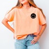 Simply Sage Market S.W.Smiley I'm A Cool Mom Smiley Face Front And Back Garment Dyed Tee - 2 of 4