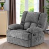 MAYEERTY Limestone Oversized Rocking Recliner Chair for Adults, Perfect for Living Room - 2 of 4