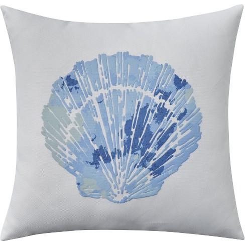 Blue and White Coastal Pillows 18 X 18 Inch, Beach Pillow Covers, Nautical  Pillows, Decorative Couch Pillows 