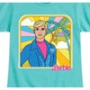 Girls' - Barbie - Retro Malibu Ken Fitted Short Sleeve Graphic T-Shirt - 2 of 4