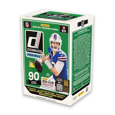 2021 Panini NFL Donruss Football Trading Card Hanger Box Target Exclusive  Press Proof Green Parallels 