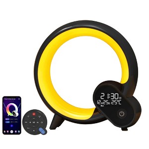 Rossetta Smart Kids' Night Table Lamp Black - 1 of 2