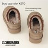 CUSHIONAIRE Keto Womens Slippers Slip-On Suede Mule Slipper - Cozy & Stylish, Memory Foam & Faux Fur Lining, Wide Widths Available - 4 of 4