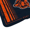 NFL Chicago Bears Basic Block Double-Sided Flannel Fleece Blanket - 2 of 3