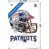 Trends International NFL New England Patriots - Drip Helmet 20 Unframed Wall Poster Prints - 3 of 4