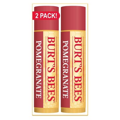 Burt's Bees Lip Balm Blister Box - Pomegranate - 2ct