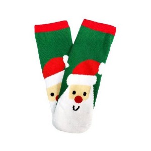 Happy Santa Claus Socks for Kids (Ages 0-7) from the Sock Panda - 1 of 3