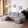 EROMMY 7 - Piece Modular Sectional Couch, Modular Couches and Sofas Sectional with Storage for Living Room - 2 of 4