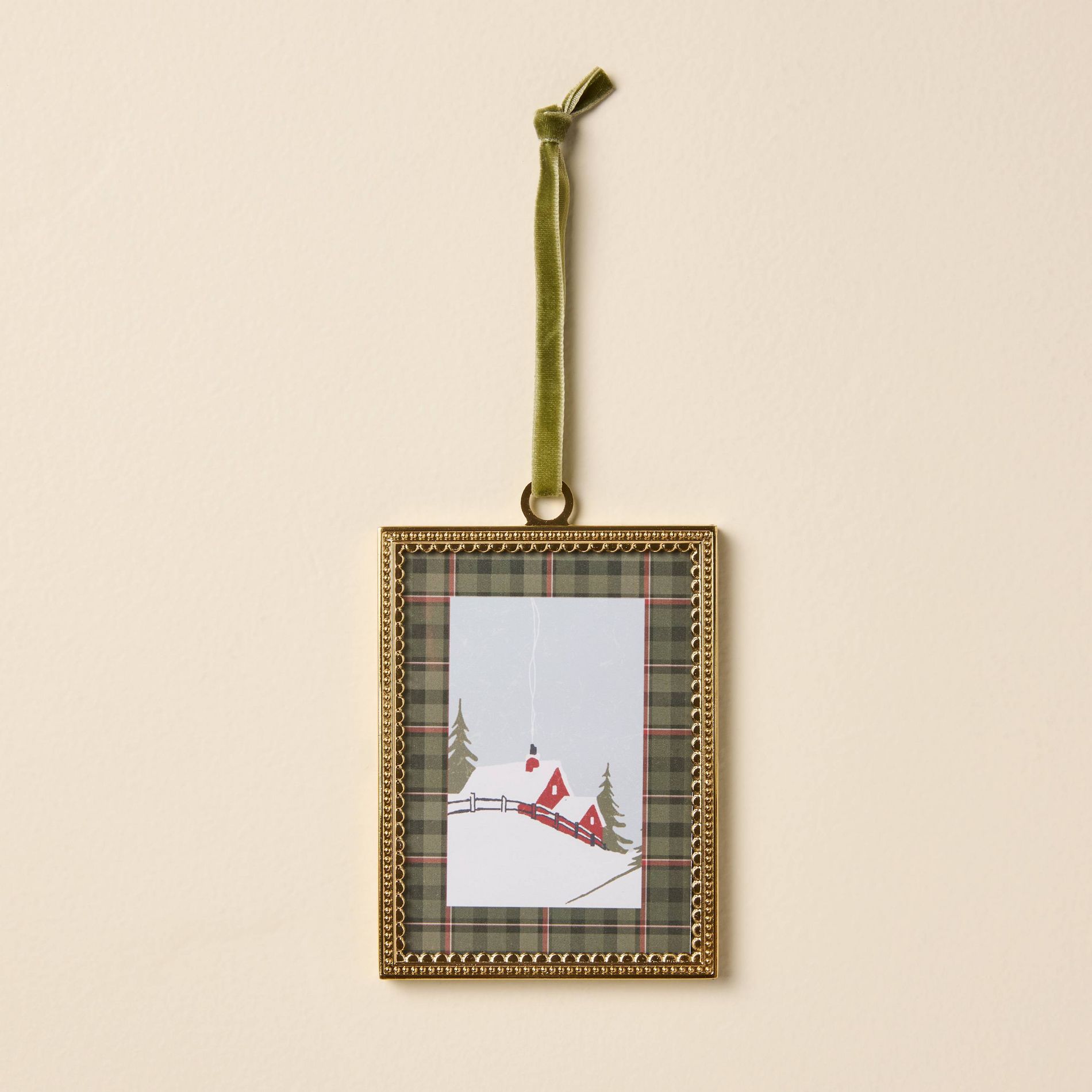 Rectangle Frame Christmas Tree Ornament - Hearth & Hand™ with Magnolia