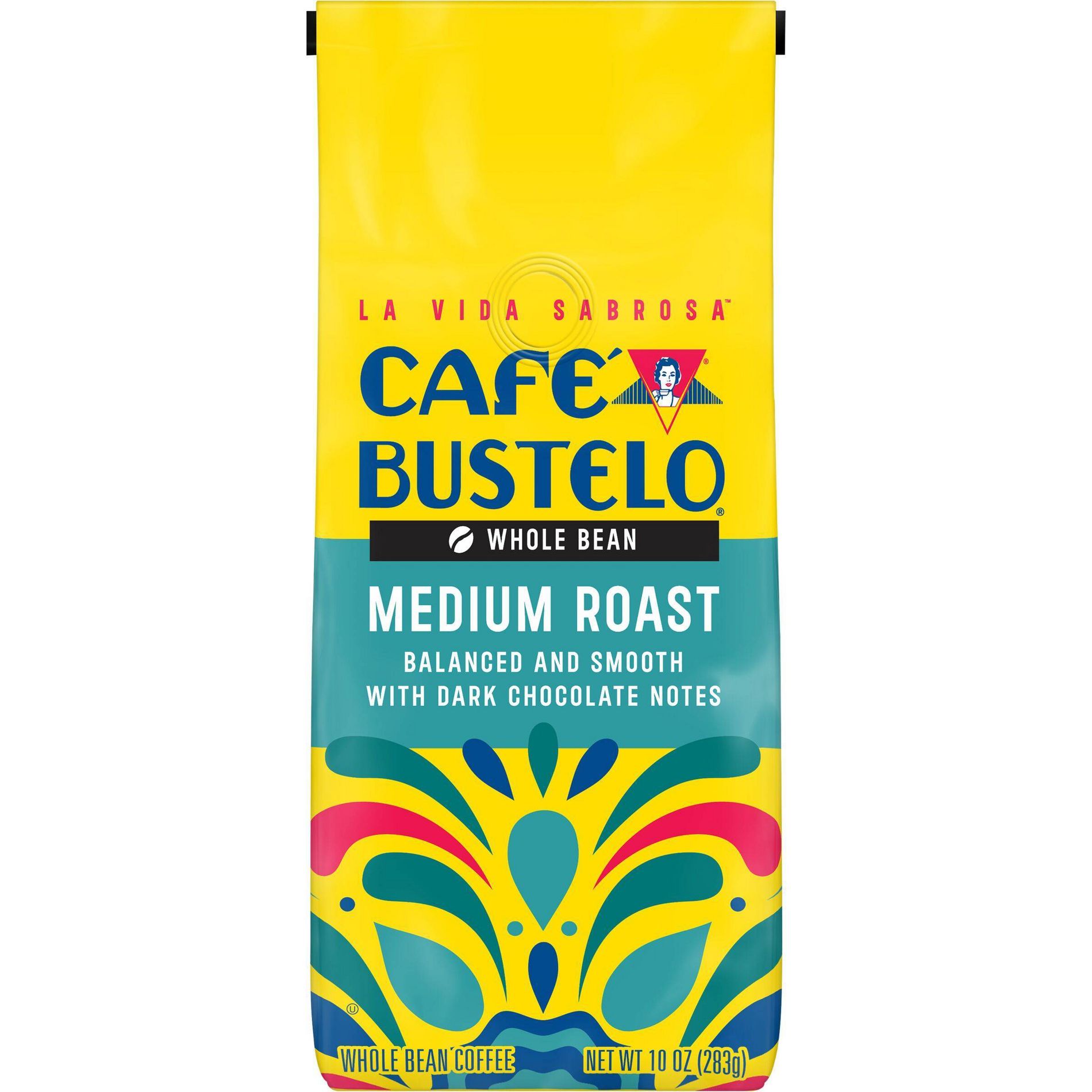 Cafe Bustelo Medium Roast Whole Bean Coffee - 10oz