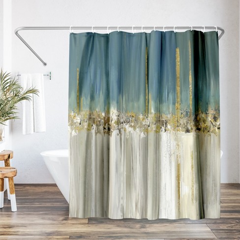 BEAUTIFRO 71x74 graphic shower curtain phase 5 good