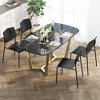 Tangkula Dining Chair Set of 4 w/Ergonomic Backrest & Wide Seat Stackable Kitchen Chairs - 2 of 4