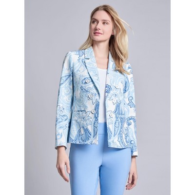 Jones New York Faux Double Breasted Blazer