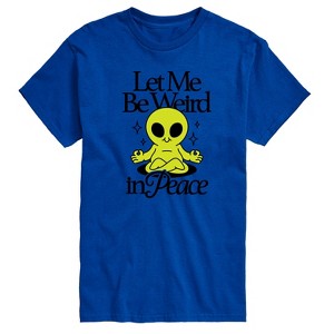 Men's - Instant Message - Alien Let Me Be Weird Short Sleeve Graphic T-Shirt - 1 of 4