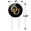 Oakland University Secondary Logo Acrylic Cake Topper Party Decoration for Wedding Anniversary Birthday Graduation - 2 of 4