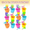 ArtCreativity 4 PC Mini Beach Playsets 1 Sand Bucket, 1 Shovel, 1 Rake, and 1 Scoop (Set of 12) - 3 of 4