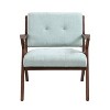 MAYEERTY 30" Mid-Century Modern Accent Chair, Plush Cushions Angled Arm Solid Wood Frame Ergonomic Design, Living Room Bedroom Office - 4 of 4