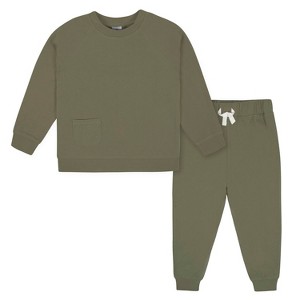 Gerber Infant and Toddler Boys French Terry Pullover & Jogger Set, 2-piece - 1 of 4