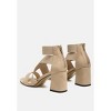 benicia elastic strappy block heel sandals - 3 of 4