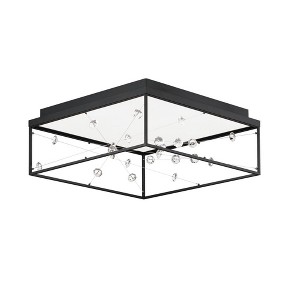 ET2 Lighting Entanglement 1 - Light Flush Mount in  Black - 1 of 4