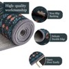 coucheta Washable Boho Area Rug, Multi-size Plant Animal Prints Ultra-Thin Soft Non Slip Stain Resistant Carpet, for Living Room, Bedroom, Dining - 4 of 4