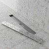 Hydroware Linear Shower Drain - C06 Brushed - 24 Inches - 2 of 4