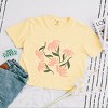 Simply Sage Market Pink Daisies Boxy Crop Top - 3 of 4