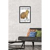 Trends International Capybara - Be Cappy Framed Wall Poster Prints - 2 of 4