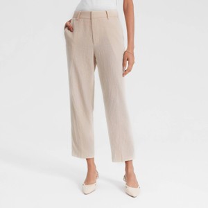 Women's Slim Fit Linen-Blend Trousers - A New Day™ - 1 of 4
