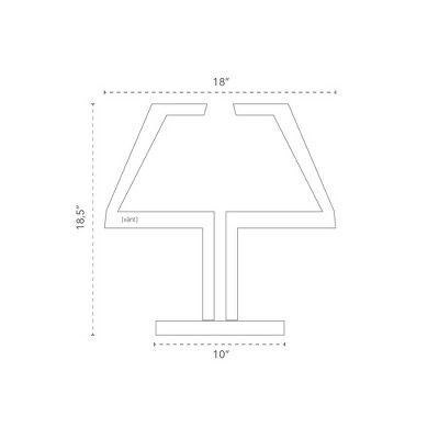 Modern Brass Touch Table Lamp with LED Lights
