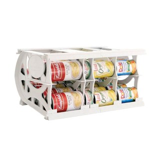 Shelf Reliance Compact Cansolidator Pantry Kitchen Organizer Holder with Rotational and Adjustable Panel Systems - 1 of 4