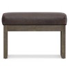 Small Madison Footstool Ottoman Bench - WyndenHall - 3 of 4