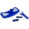 Pool Central Swimming Pool Standard Weighted Liner Butterfly Vacuum Head with Bumper 11.5" - Blue/White - 2 of 4