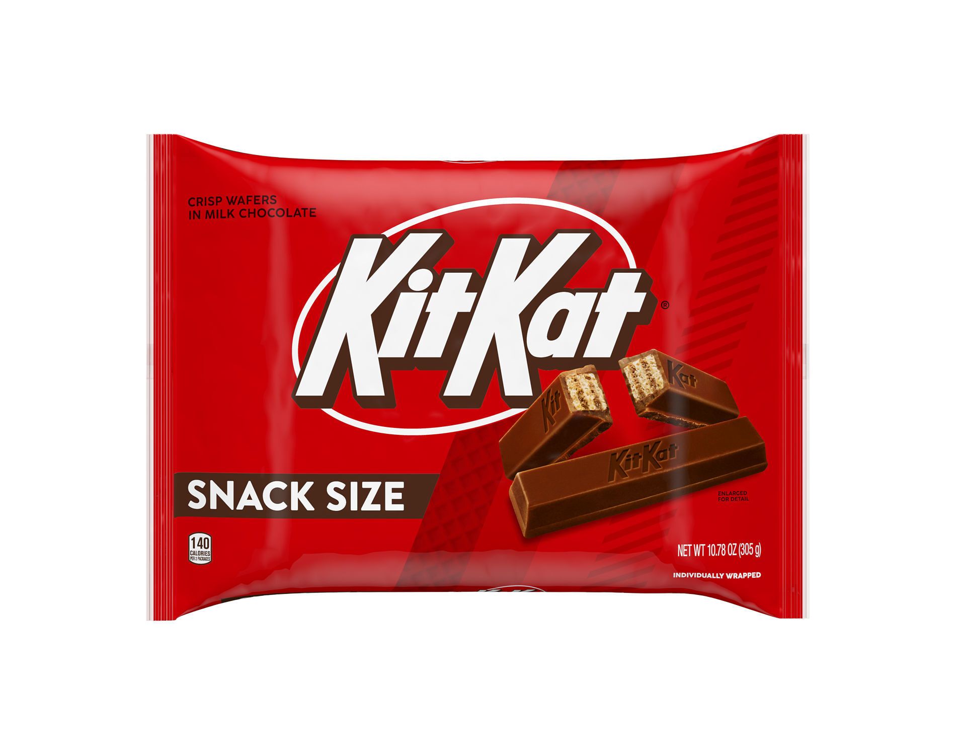 Kit Kat Milk Chocolate Snack Size Wafer Candy Bars - 10.78oz