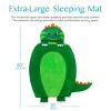 Joyfy Kids Sleeping Bag Toddler Nap Mat w/Pillow & Blanket 60" x 39" for  Ages 3+ Soft Plush Sleeping Mat for Preschool Kindergarten Daycare Sleepover - 4 of 4