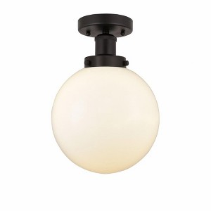 Beacon - 1 Light Semi-Flush Mount In Industrial Style-8.25 Inches Tall and 6.5 Inches Wide - 1 of 1