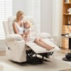 Power Lift Recliner Chair, Oversize Electric Recliners for Elderly with Heat and Massage, Stand Assist with Cup Holders, Side Pocket - 3 of 4