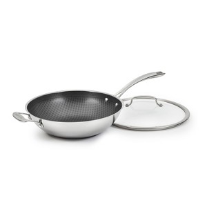 Cuisinart 12" FusionPlus Stainless Steel Wok with Lid and Helper Handle - 1 of 4