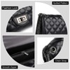 Quilted Crossbody Purse for Women Trendy Ladies Shoulder Bag with Chain Designer Purses Black - 3 of 4