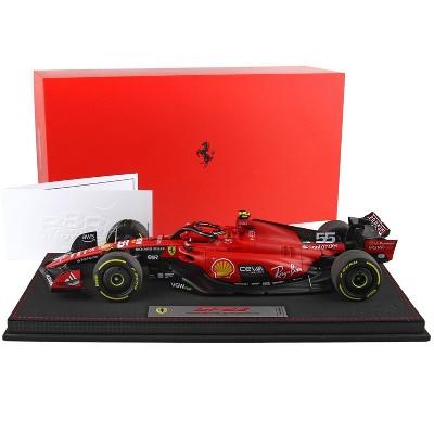 Ferrari SF-23 #55 Carlos Sainz Formula One F1 "Belgian GP" (2023) Limited Edition to 24 pieces 1/18 Diecast Model Car by BBR