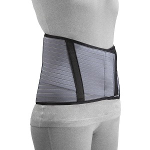 OTC Sacro Brace, 10-Inch Back, Criss-Cross Support, Select Series, Grey - 1 of 3