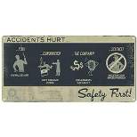 Crowded Coop, LLC Portal Safety First Tin Wall Sign